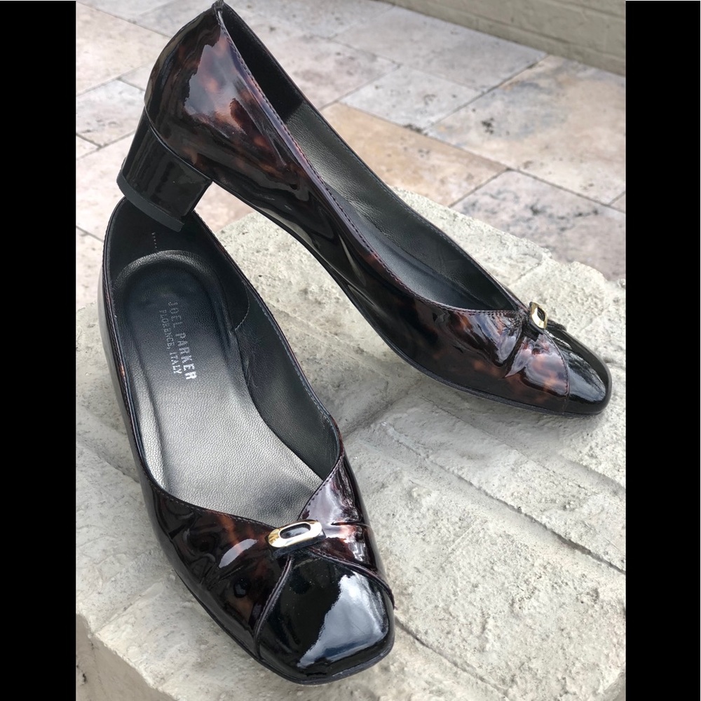 Vintage Joel Parker Florence Italy tortoise shoes